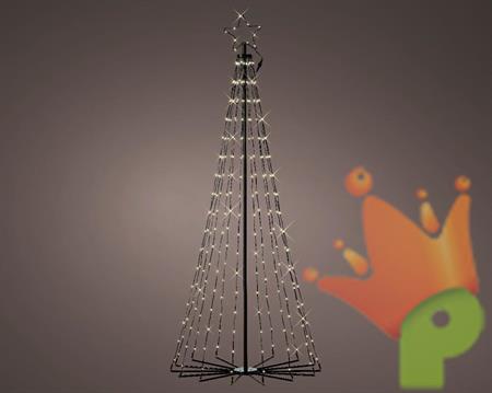 ALBERO LED BASE IN FERRO 265 LED MULTICOLOR H.180X80CM