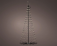 ALBERO LED BASE IN FERRO 265 LED MULTICOLOR H.180X80CM