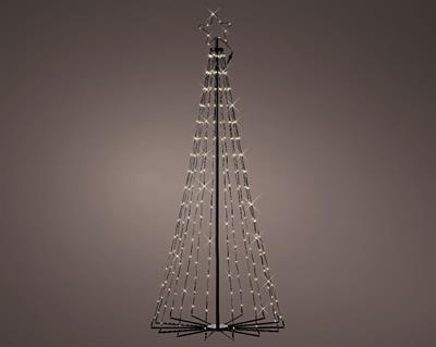 ALBERO LED BASE IN FERRO 265 LED MULTICOLOR H.180X80CM