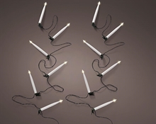 LUCI DI NATALE A CANDELA 20 LED BIANCO CALDO 9,5 MT