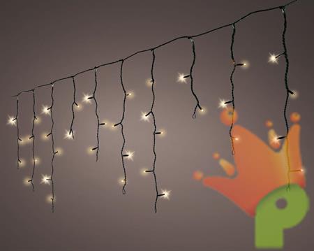 LUCI DI NATALE A TENDA 175 LED ORO CHIARO 7,5 MT 8 GIOCHI DI LUC