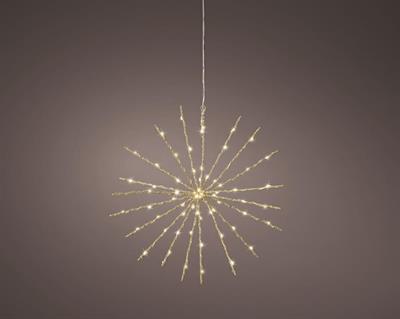 STELLA POLARE ORO 70 MICOLED BIANCO CALDO 30 CM A BATTERIE