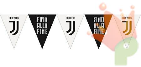 FESTONE BANDIERINE TRIANGOLARI JUVENTUS 3,65MT