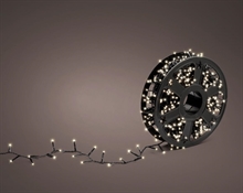 LUCI DI NATALE EFFETTO LAMPEGGIANTE BIANCO CALDO 750 LED 22,5 MT