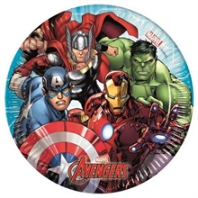 PIATTO 20CM AVENGERS MIGTHY 8PZ