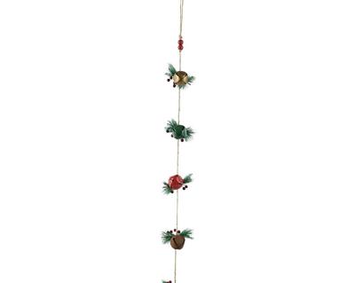 PENDENTE DI CAMPANELLE NATALIZIE 12X7X4 CM