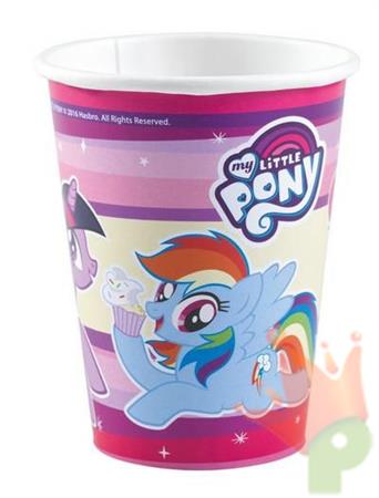 BICCHIERI 250ML MY LITTLE PONY 8PZ