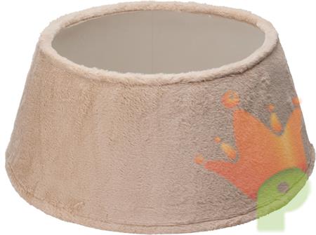 COPRIBASE ALBERO PELLICCIA SINTETICA BEIGE 55 CM