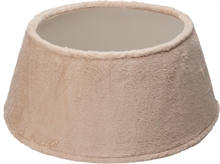 COPRIBASE ALBERO PELLICCIA SINTETICA BEIGE 55 CM