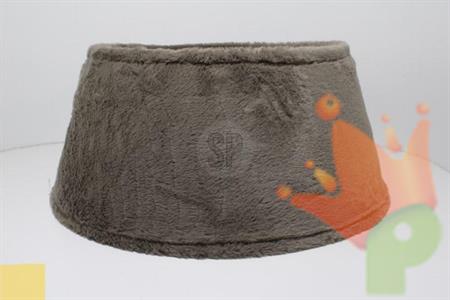 COPRIBASE ALBERO PELLICCIA SINTETICA TORTORA 55 CM