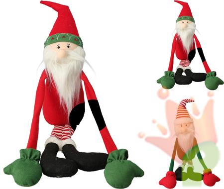 BABBO NATALE IN TESSUTO 74 CM ASSORTITO