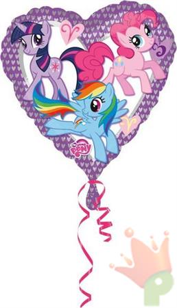 PALLONCINO MYLAR 18INCH CUORE MY LITTLE PONY