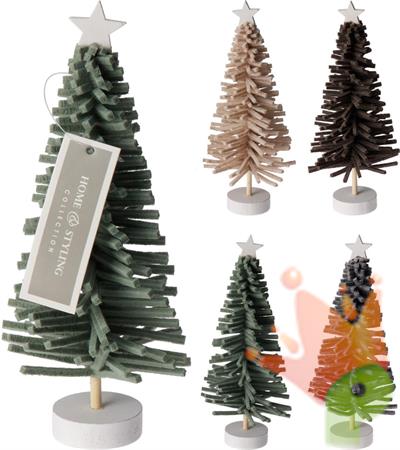 ALBERO DI NATALE IN MDF+PL 20CM ASSORTITO
