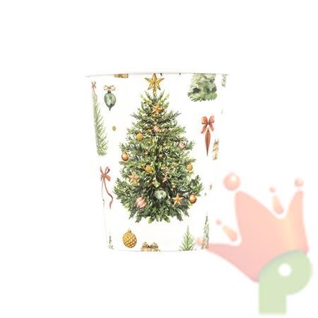 BICCHIERI CHRISTMAS FOREST 250 CC 8 PZ