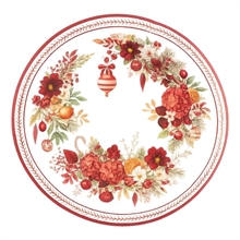 SOTTOPIATTI CHRISTMAS BOUQUET  33 CM 6 PZ