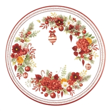PIATTI CHRISTMAS BOUQUET 27 CM 8 PZ