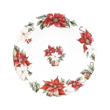PIATTI STELLA DI NATALE 24 CM 8 PZ