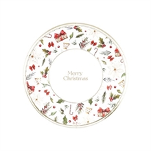 PIATTI A LITTLE CHRISTMAS 21 CM 8 PZ
