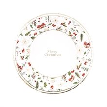 PIATTI A LITTLE CHRISTMAS 24 CM 8 PZ