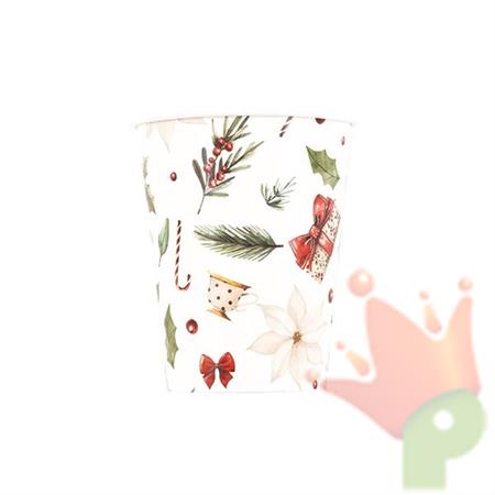 BICCHIERI A LITTLE CHRISTMAS 250 CC 8 PZ