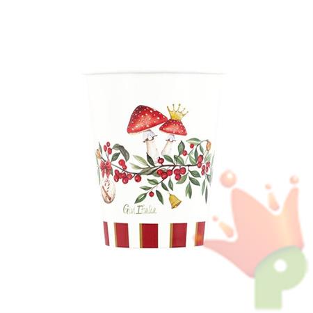 BICCHIERI CHRISTMAS VINTAGE 250 CC 8 PZ