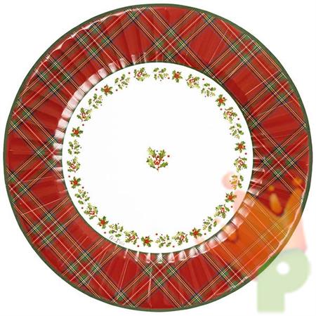 SOTTOPIATTI SCOTTISH CHRISTMAS 33 CM 6 PZ