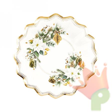 PIATTI NOEL 24CM 8PZ