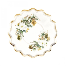 PIATTI NOEL 24CM 8PZ