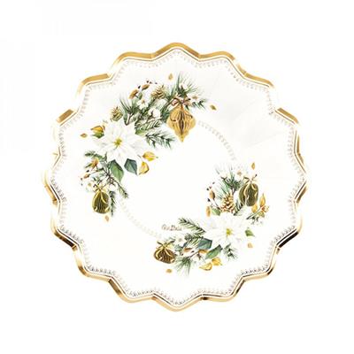 PIATTI NOEL 24CM 8PZ