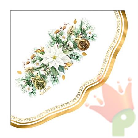 TOVAGLIOLI NOEL 33X33 CM 16 PZ