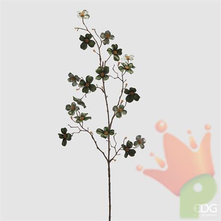 RAMO CORNUS FOGLIE VERDI VELLUTO H.90