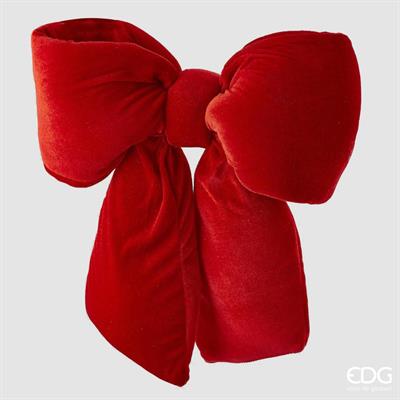 FIOCCO IN VELLUTO ROSSO H.43X40 CM