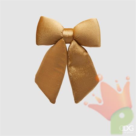 FIOCCO IN VELLUTO ORO H.25X21 CM