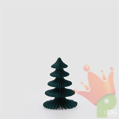 DECORO ORIGAMI ALBERO VERDE H.20.5 D.15