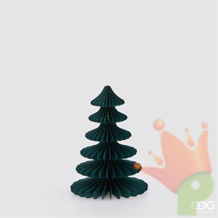 DECORO ORIGAMI ALBERO VERDE H.25 D.18.5