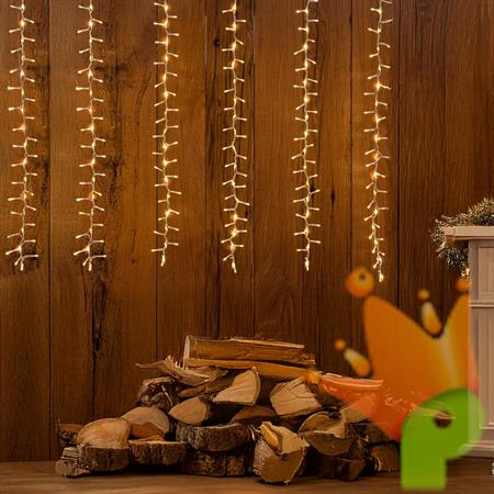 LUCI DI NATALE A TENDA 1152 LED BIANCO CALDO 24 STRINGHE 460XH.8