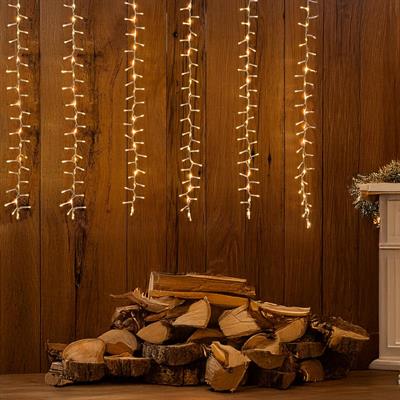 LUCI DI NATALE A TENDA 1152 LED BIANCO CALDO 24 STRINGHE 460XH.8