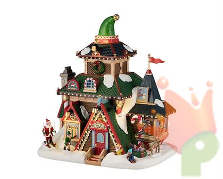 VILLAGGIO NATALIZIO LOGGIA DEGLI ELFI 22,5x21,2x16,7 CM