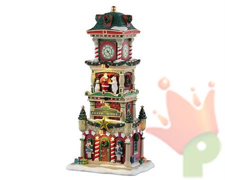 TORRE DELL'OROLOGIO NATALIZIA DI VILLAGE SQUARE 28,8x13,7x11,1 C