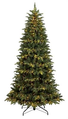 ALBERO DI NATALE 240 CM PARCO LUMINOSO 4700 LED BIANCO CALDO