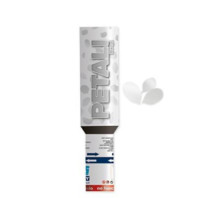 SPARACORIANDOLI 30CM PETALI ARGENTO METAL