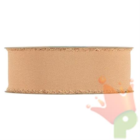 ORGANZA RIBBON CARAMEL 30MMX10MT