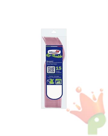 FORCHETTE COMPACT ROSA 15PZ