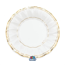 PIATTI FONDI CLASSIC ORO METALLIZZATO 24CM 6PZ