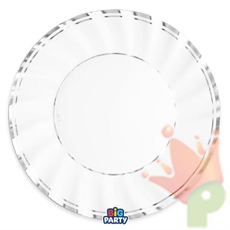 SOTTOPIATTI CLASSIC ARGENTO 30CM 6PZ