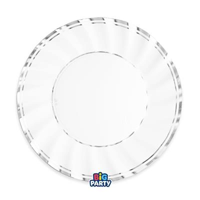 PIATTI CLASSIC ARGENTO 25CM 6PZ