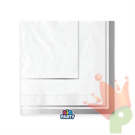 TOVAGLIOLI CLASSIC ARGENTO 33X33CM 16PZ