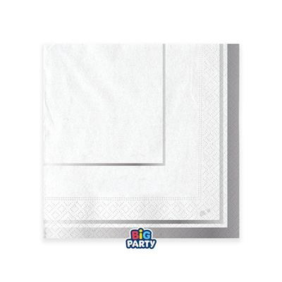 TOVAGLIOLI CLASSIC ARGENTO 33X33CM 16PZ
