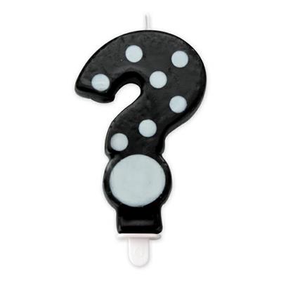 CANDELINA PUNTO INTERROGATIVO POIS NERO