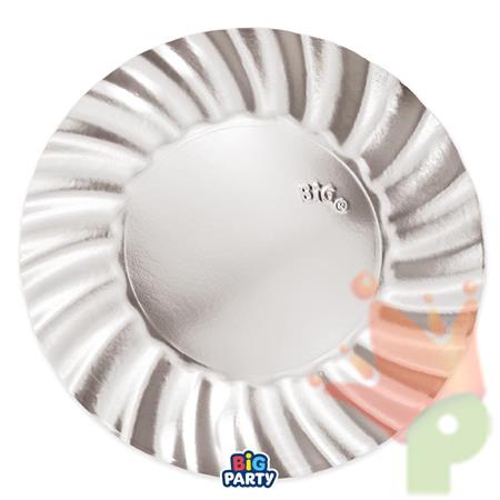 SOTTOPIATTI WAVY ARGENTO 30CM 6PZ